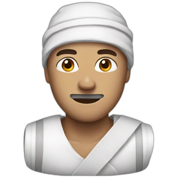 MAN IN BANDAGES emoji