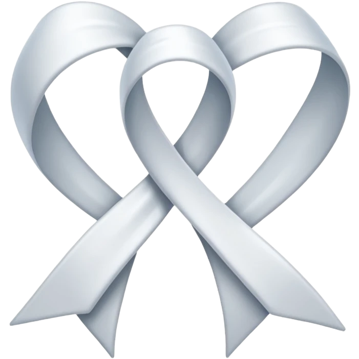 Beyaz kurdele  emoji