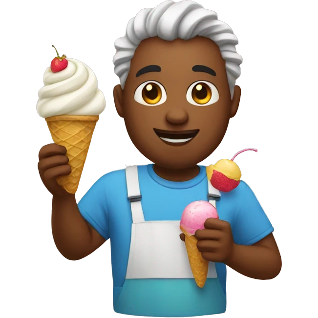 Bardella with ice cream  emoji
