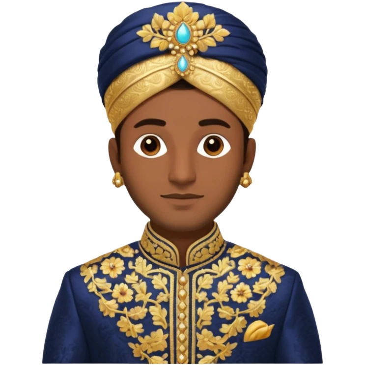 North indian groom emoji