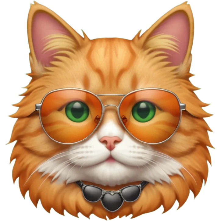 Cat wearing sunglasses emoji