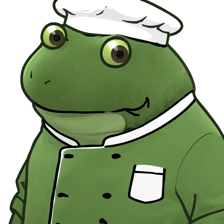 bufo in a chef coat emoji