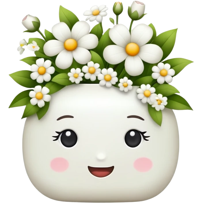 S with flowers emoji