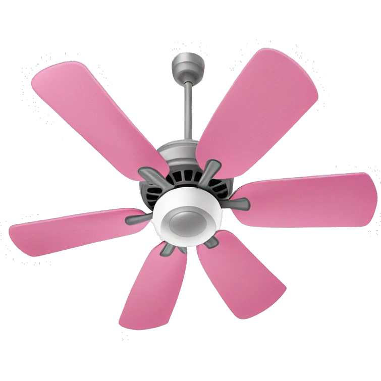 Pink ceiling fan emoji
