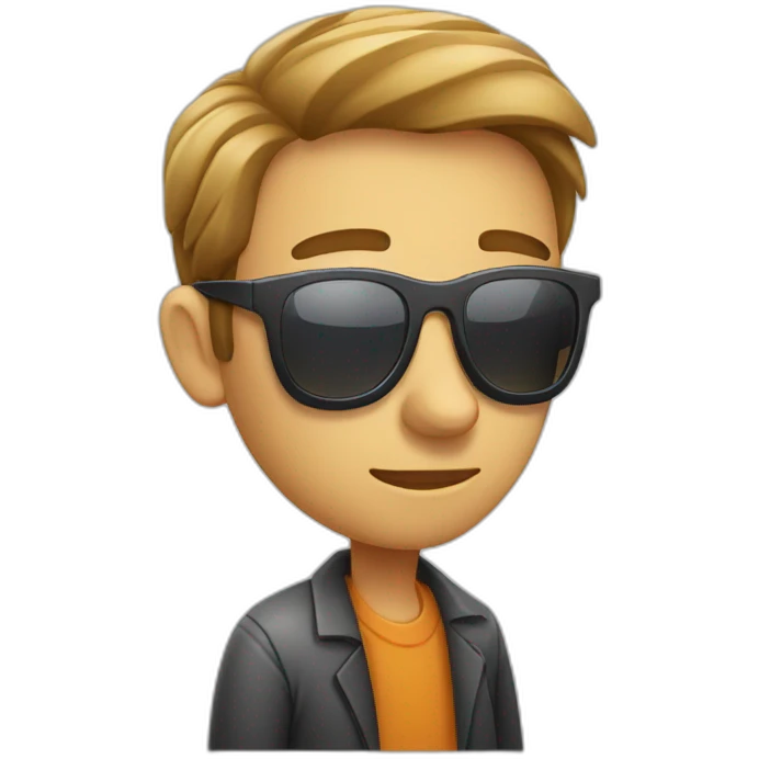blind man, cane, sunglasses, cataracts emoji