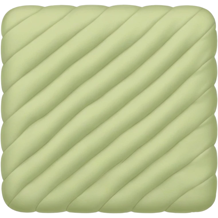 cozy pastel olive blanket emoji