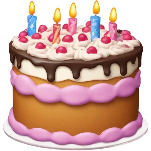 Birthday cake emoji