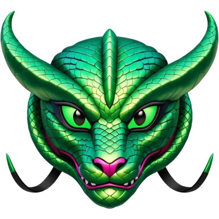 glitter green viper valorant mask emoji