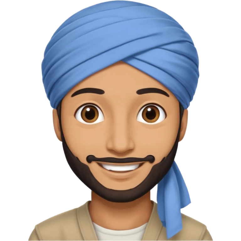 Muslim men wearing turbans emoji