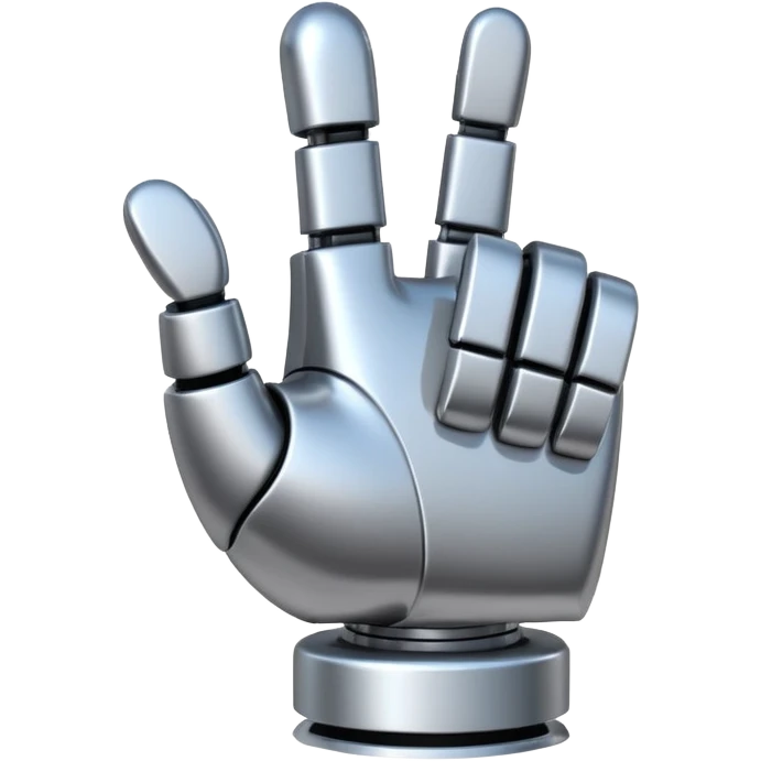 robot hand thumbs up emoji