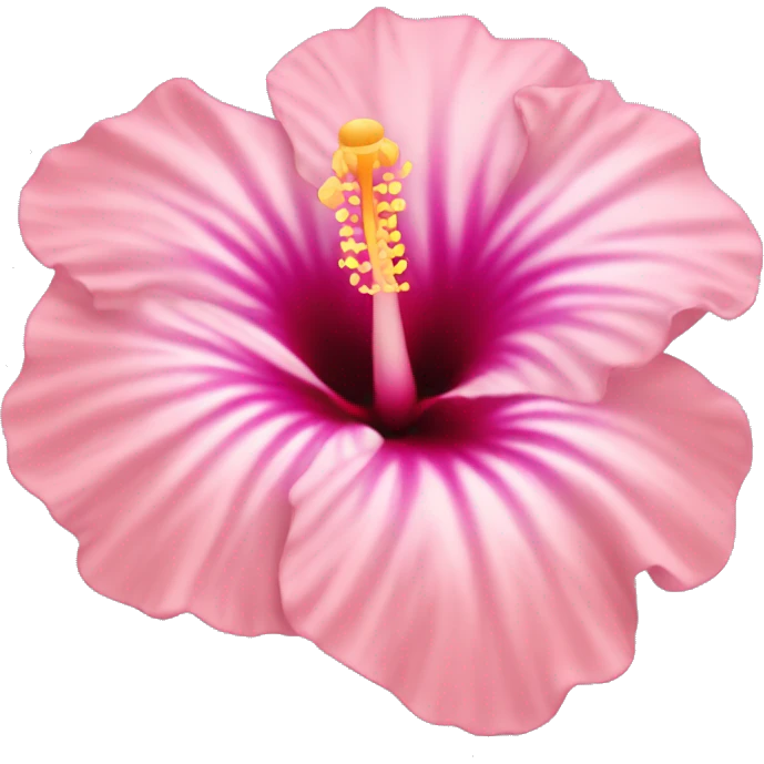 Pastel hibiscus  emoji