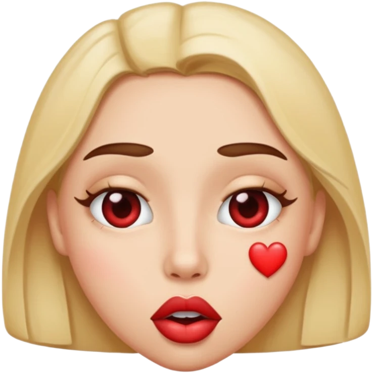 Heart eyes kissy face emoji