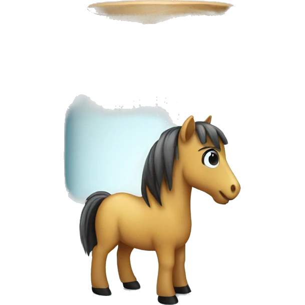 toy pony in a glass jar emoji