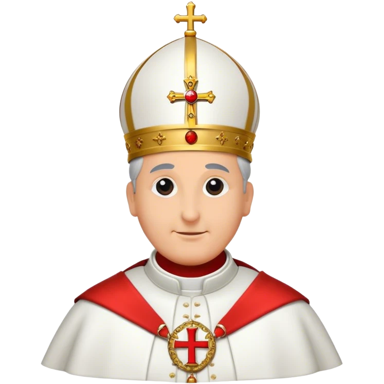 pope emblem red emoji