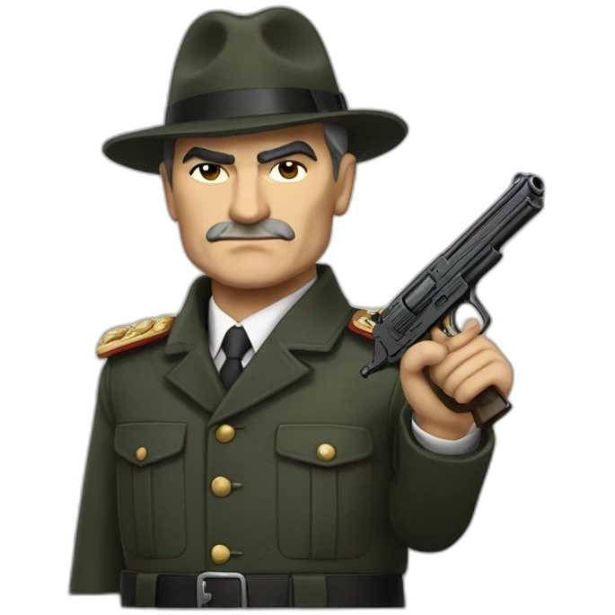 atatürk with a gun emoji