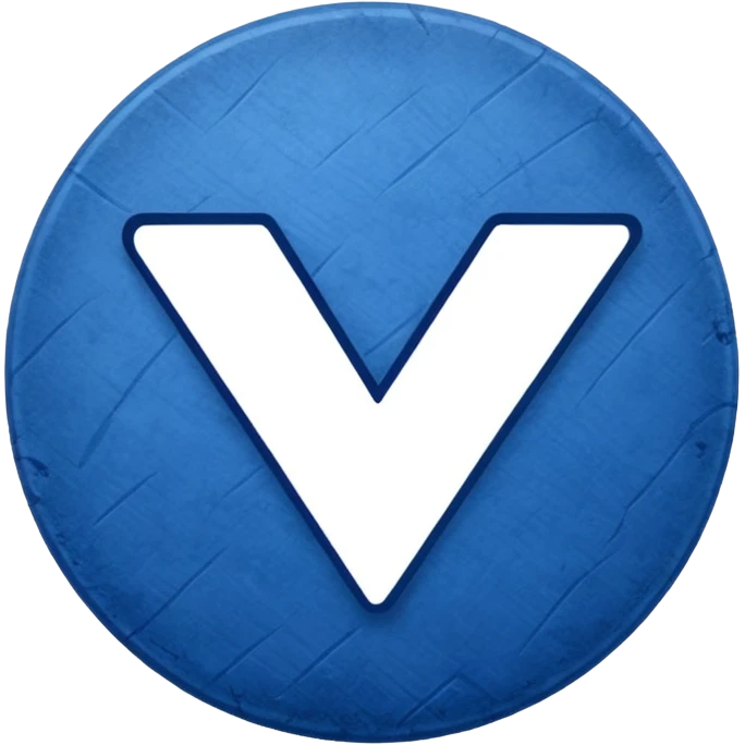 blue tick ✅ in circular form with a rough outer body  emoji