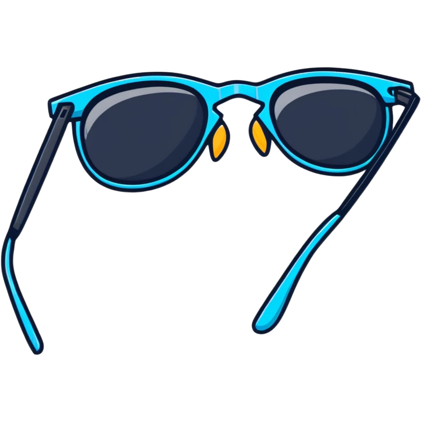 colorful summer sunglasses emoji