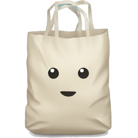 simple plastic bag with handles emoji