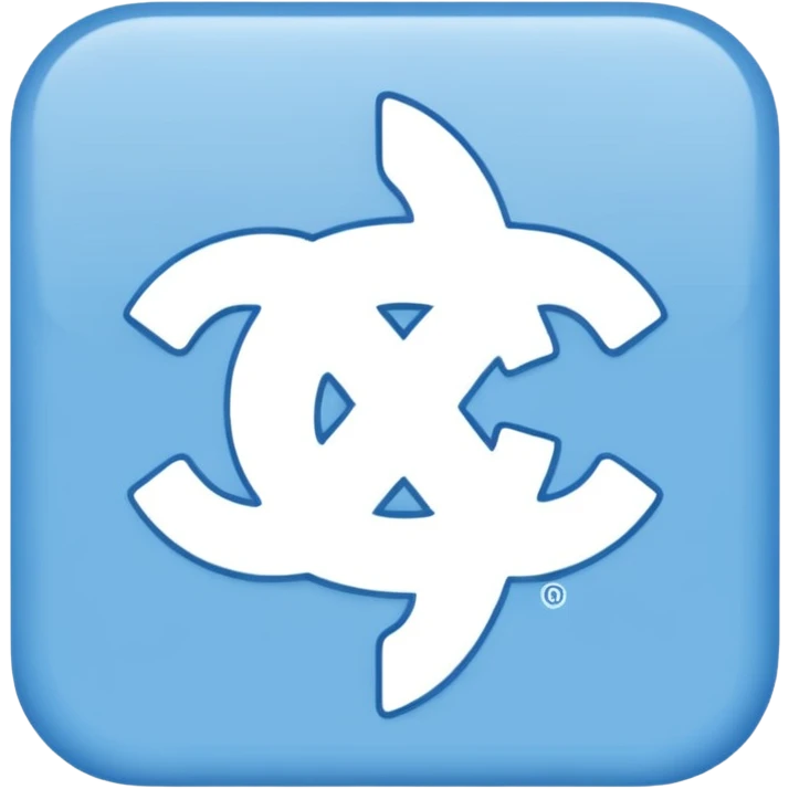 An image of a Tarheel symbol emoji