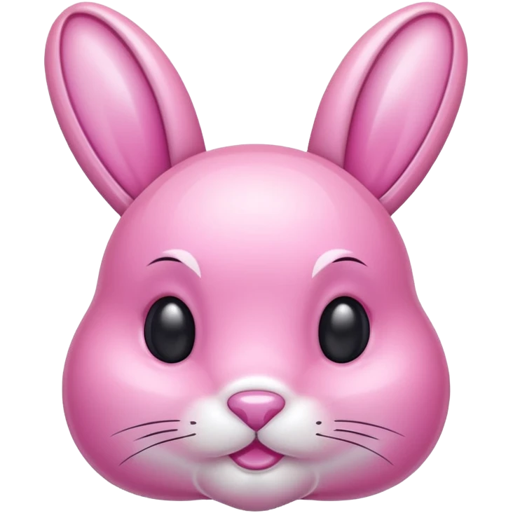 crystal bunny pink emoji