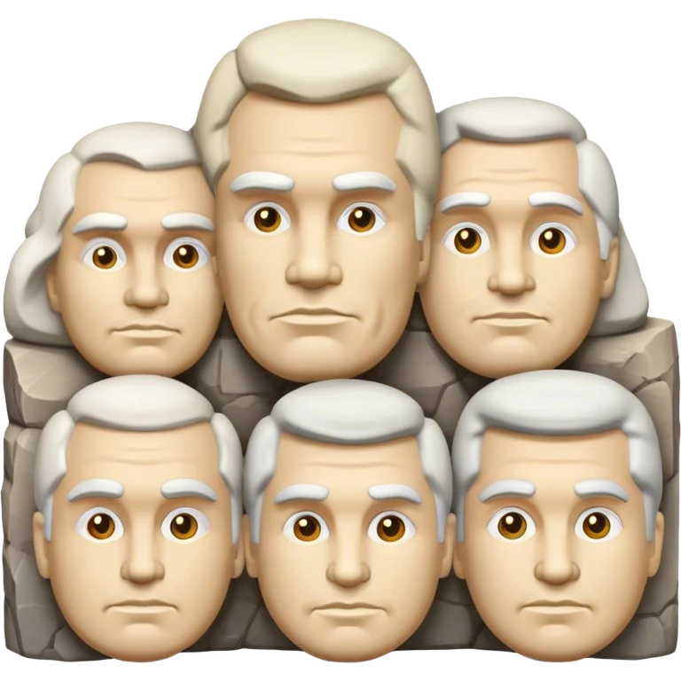 Cinematic Realistic Mount Rushmore Emoji emoji