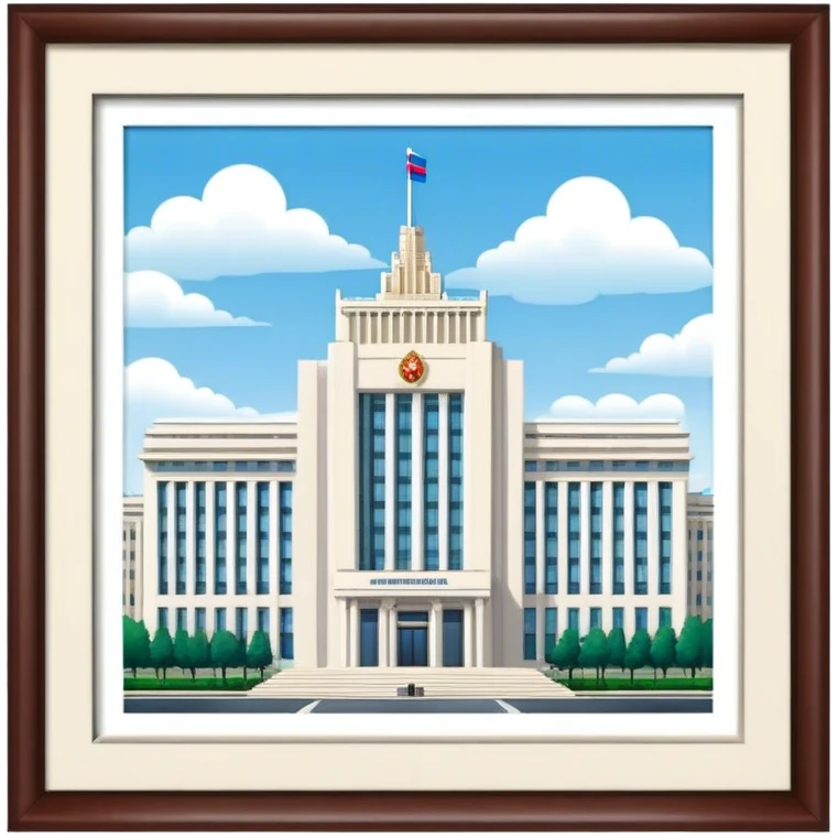 Ministry of Foreign Affairs of Russia building emoji