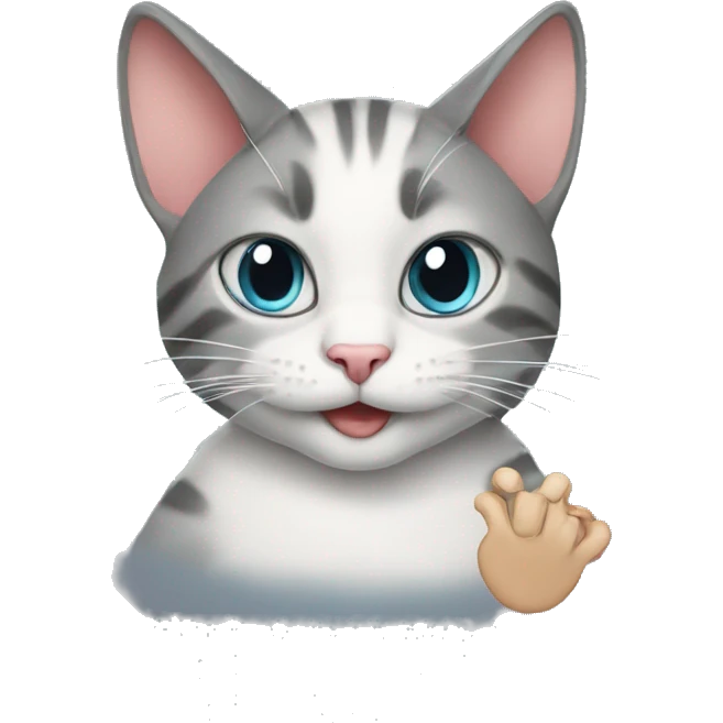 cat with mouse emoji