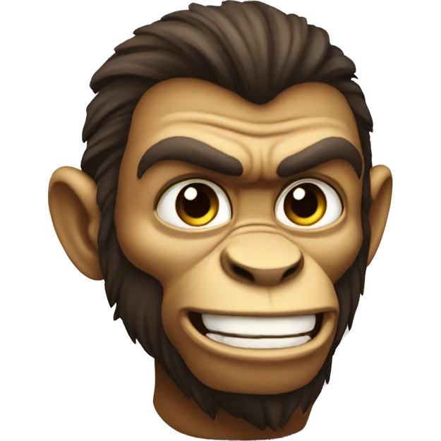 Super strong alpha monkey emoji