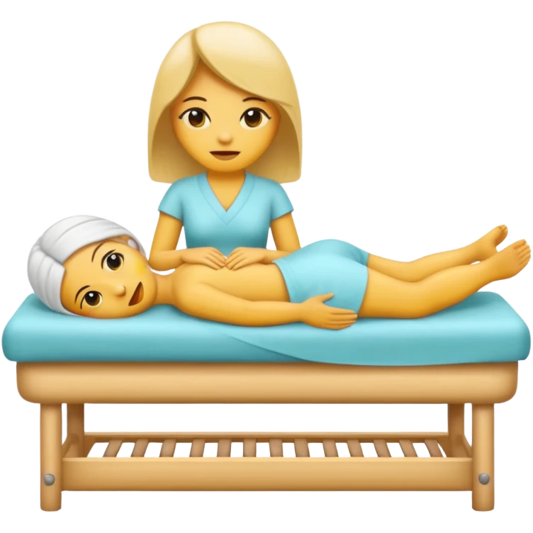 emoji at a massage parlor emoji