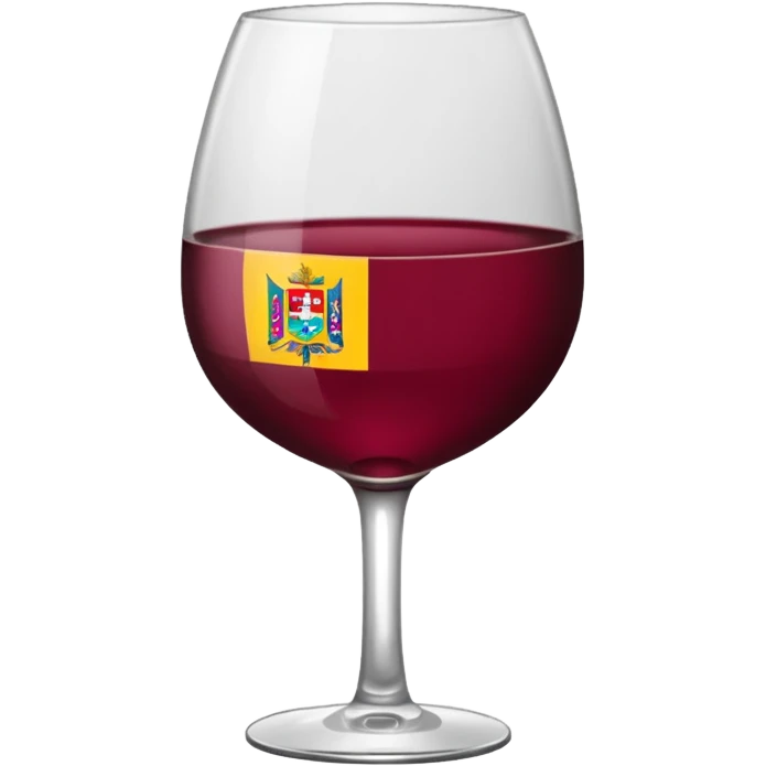 Bandera color vino emoji
