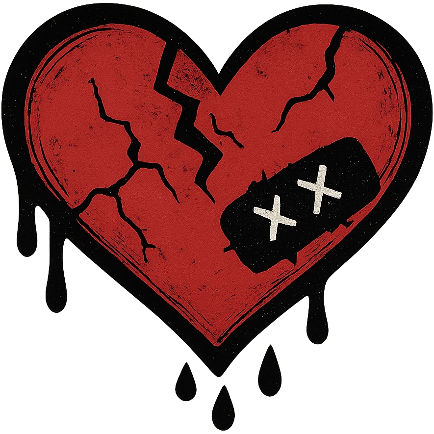 emo heart without background emoji