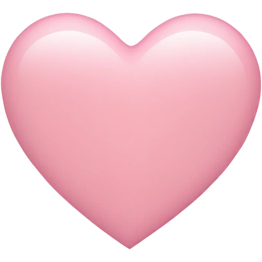 baby pink heart emoji