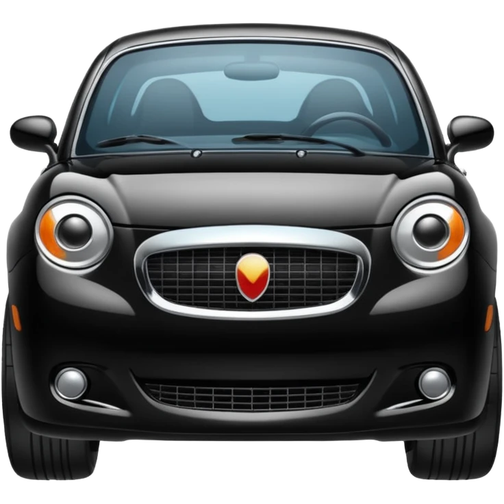 grosse voiture noire emoji