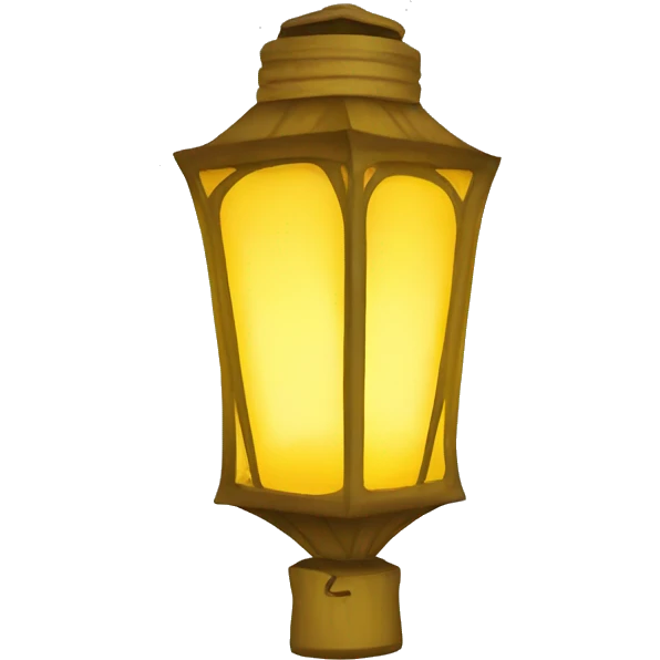 Floating lantern yellow  emoji