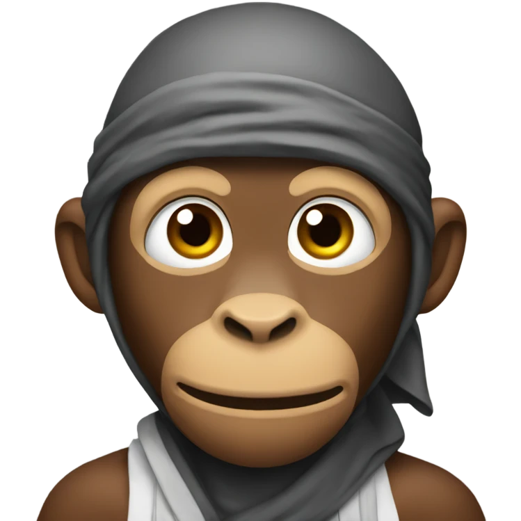 Monkey with Durag  emoji