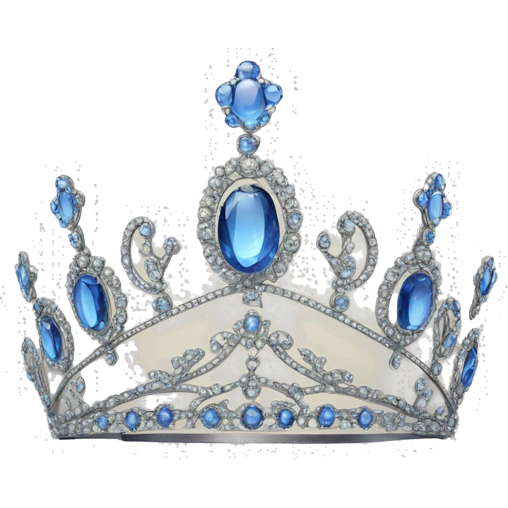 1920 style tiara  emoji