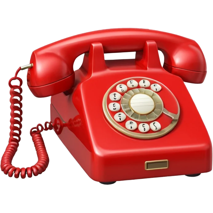 red telephone emoji