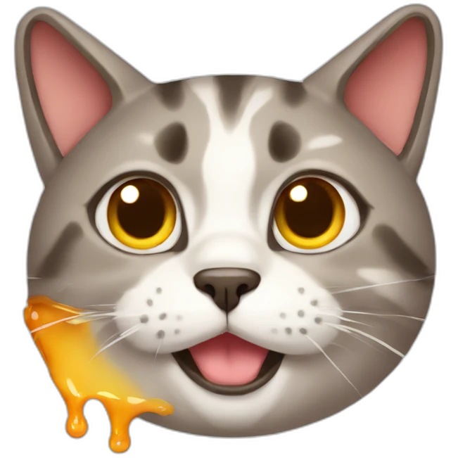 melting-cat emoji