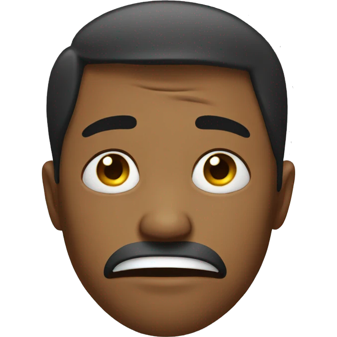 Crying man emoji
