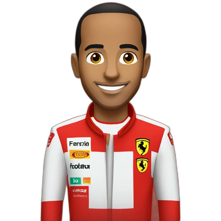 Lewis Hamilton at Ferrari  emoji