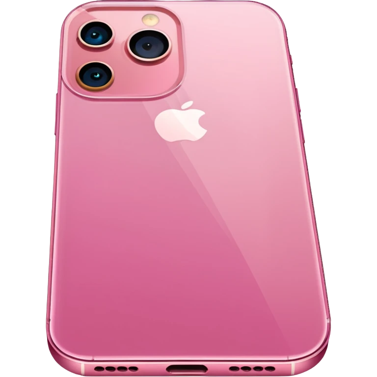 Pink iphone 12pro maxemoji emoji