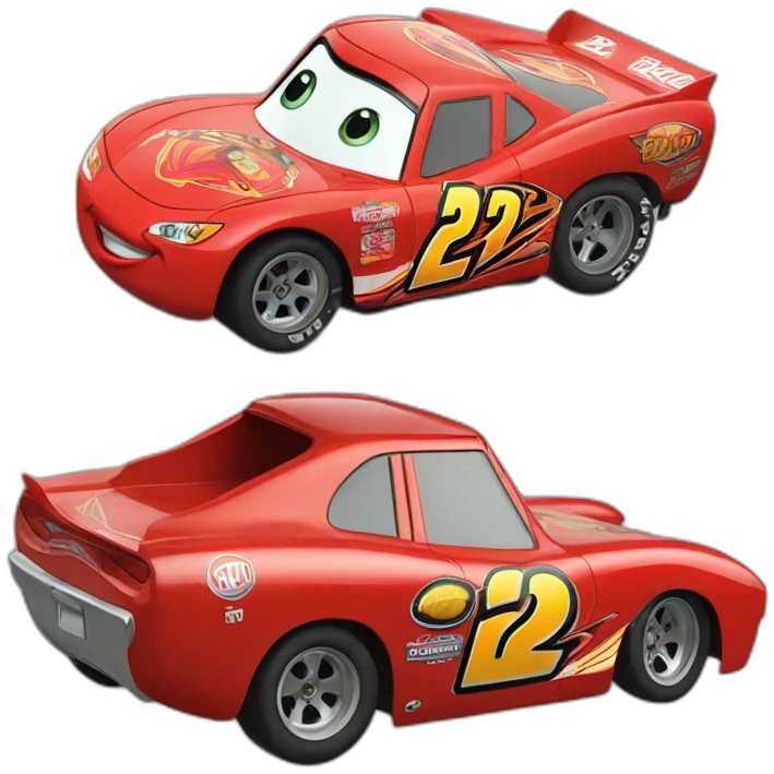 Cars 2 Lightning McQueen emoji