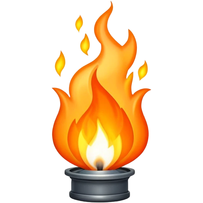 natural gas flame emoji