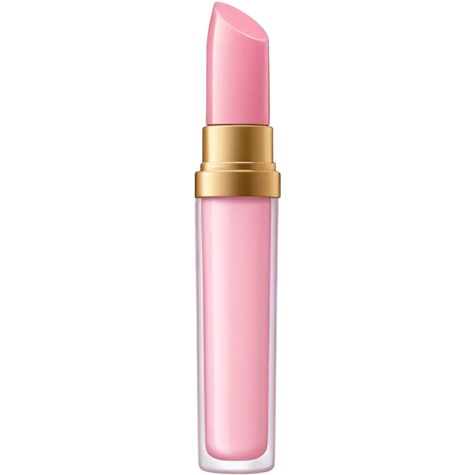 light pink lip gloss tube  emoji
