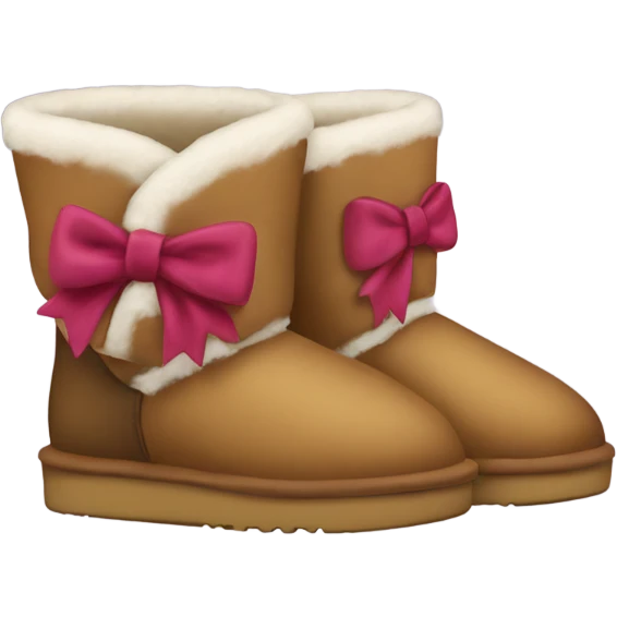 Uggs with bow  emoji