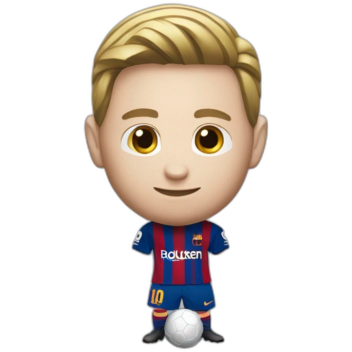Messi qui vole un ballon d’or à Haaland emoji