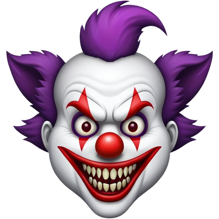 scary clown furry emoji