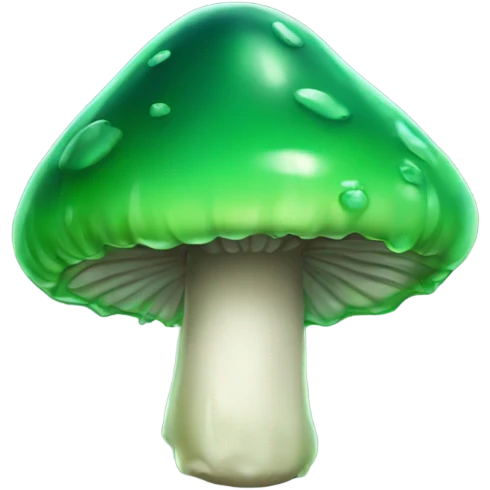 green drip mushroom emoji