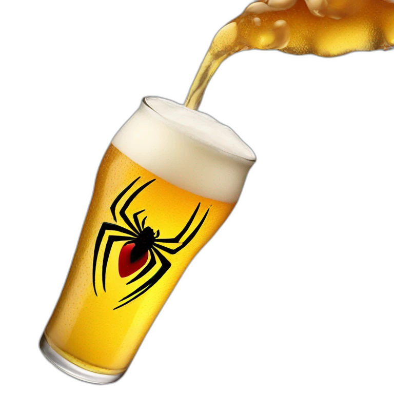 :spider man-beer-drink emoji
