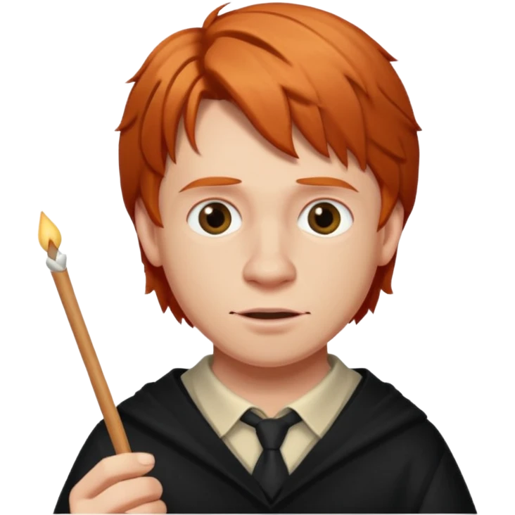ron weasley with Toothpick emoji